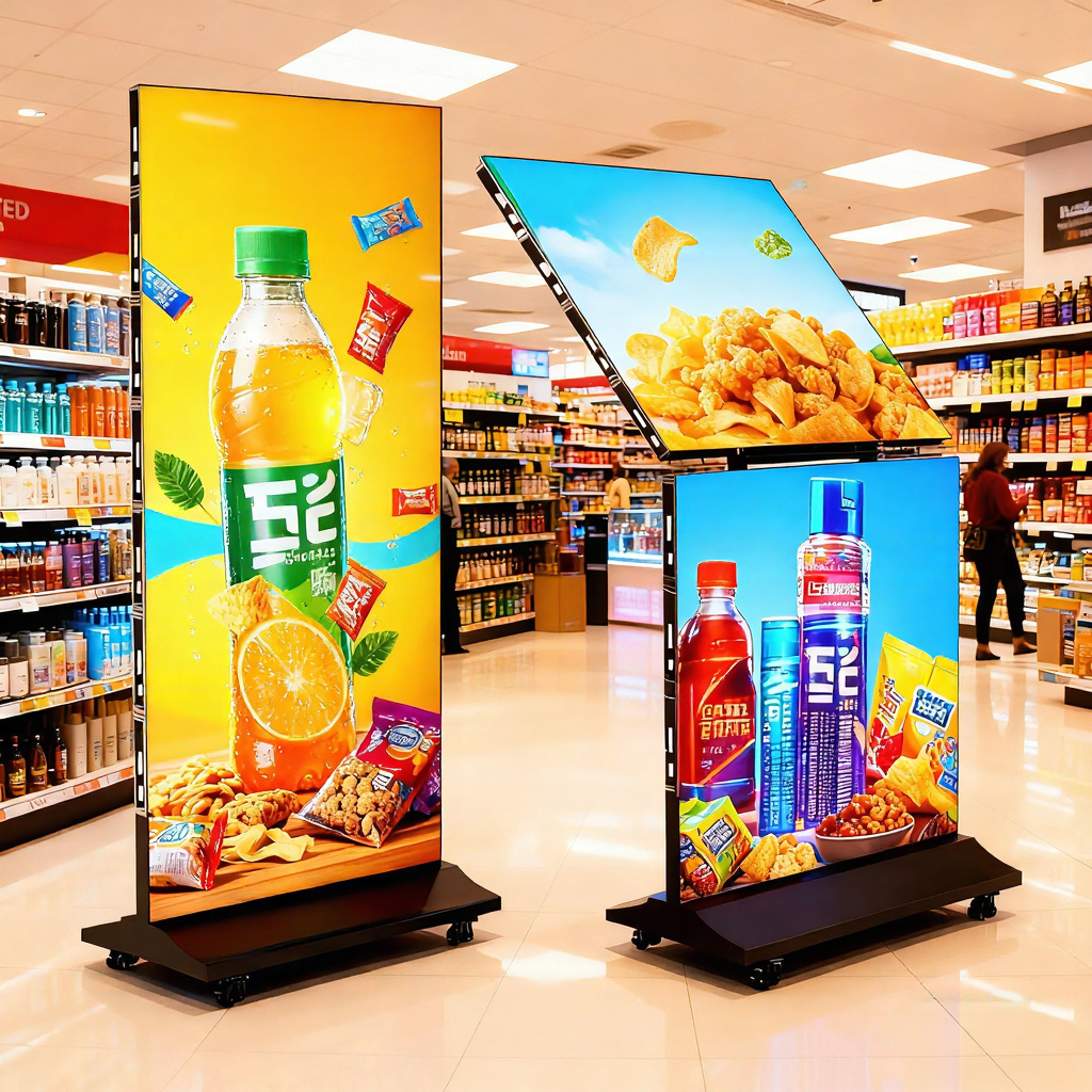 Portable Foldable Led Advertising Poster