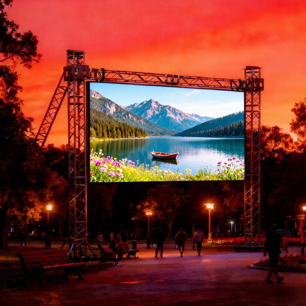 Outdoor Stage Background Rental Led Vide