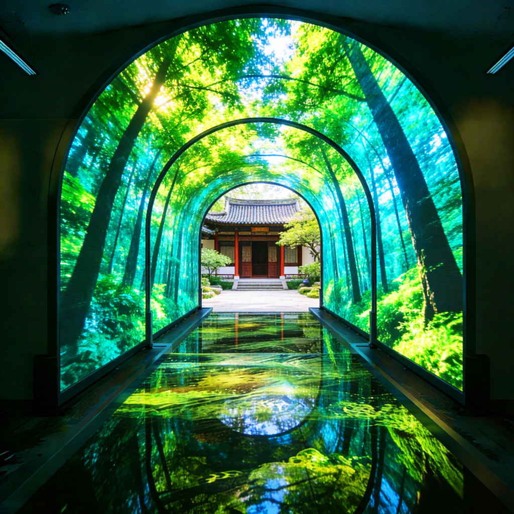 Immersive Interactive LED Tunn